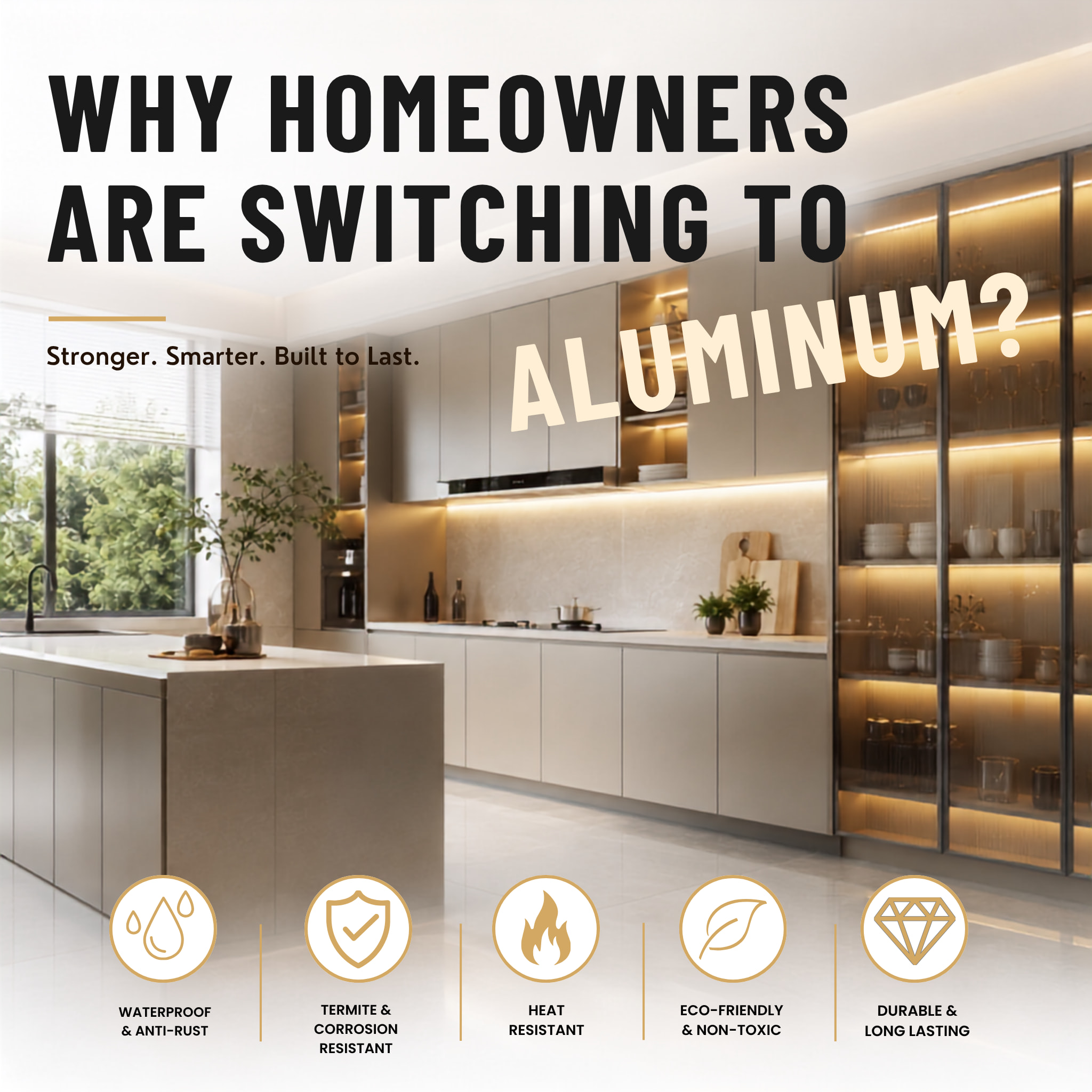 Kitchen Cabinet Selangor: Why Homeowners are Switching to Aluminum? Kitchen Cabinet Selangor Aluminum
